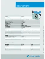 Предварительный просмотр 2 страницы Sennheiser HMEC 466 Specification Sheet