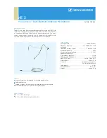 Предварительный просмотр 1 страницы Sennheiser HS 2 Product Sheet