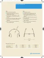 Предварительный просмотр 2 страницы Sennheiser HSP 2 Instructions For Use