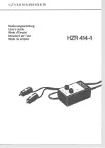 Sennheiser HZR 414-1 Manual preview