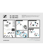 Preview for 1 page of Sennheiser IE 500 PRO Quick Manual