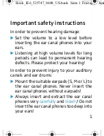 Предварительный просмотр 3 страницы Sennheiser IE 6 Instructions For Use Manual