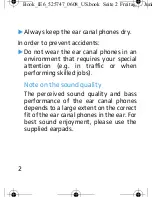 Preview for 4 page of Sennheiser IE 6 Instructions For Use Manual