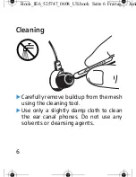 Preview for 8 page of Sennheiser IE 6 Instructions For Use Manual