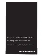 Preview for 6 page of Sennheiser IE 60 - Quick Manual