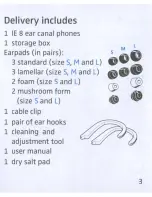 Предварительный просмотр 4 страницы Sennheiser IE 8 Instructions For Use Manual