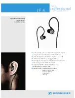 Предварительный просмотр 3 страницы Sennheiser IE Brochure