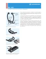 Предварительный просмотр 2 страницы Sennheiser Infraport HDI 302 Specifications