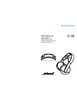 Sennheiser infrared IS 380 Instructions For Use Manual предпросмотр