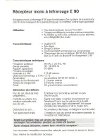 Preview for 4 page of Sennheiser Infrarot E 90 Instructions For Use Manual