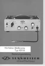 Sennheiser KB 55 (German) Bedienungsanleitung предпросмотр