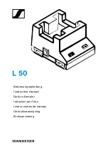 Предварительный просмотр 1 страницы Sennheiser L 50 Instruction Manual