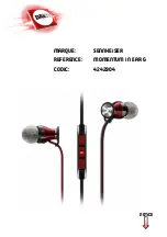 Предварительный просмотр 1 страницы Sennheiser M2 IEG Quick Manual