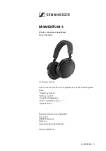 Sennheiser M4AEBT Instruction Manual предпросмотр