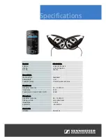 Preview for 2 page of Sennheiser m@m 60 Specification Sheet