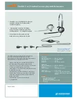 Предварительный просмотр 1 страницы Sennheiser MB 40 Datasheet