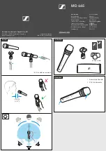 Предварительный просмотр 1 страницы Sennheiser MD 445 Quick Manual