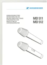 Предварительный просмотр 1 страницы Sennheiser MD 511 Instructions For Use