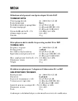 Preview for 2 page of Sennheiser ME 64 Instructions For Use