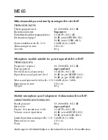 Preview for 2 page of Sennheiser ME 65 Instructions For Use