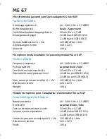 Предварительный просмотр 2 страницы Sennheiser ME 67 Instructions For Use