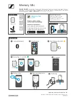 Sennheiser Memory Mic Quick Manual предпросмотр