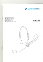 Sennheiser MKE 48 Manual preview