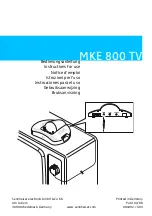 Preview for 1 page of Sennheiser MKE 800 TV Instructions For Use Manual