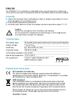 Предварительный просмотр 3 страницы Sennheiser MKE 800 TV Instructions For Use Manual