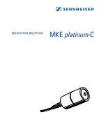 Preview for 3 page of Sennheiser MKE platinum-C Instructions For Use Manual