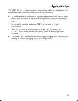 Preview for 15 page of Sennheiser MKH 80 Instructions For Use Manual