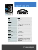 Предварительный просмотр 2 страницы Sennheiser MM 400 Specification Sheet