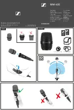 Предварительный просмотр 1 страницы Sennheiser MM 435 Quick Manual