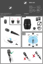 Предварительный просмотр 1 страницы Sennheiser MM 445 Quick Manual