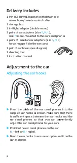 Preview for 3 page of Sennheiser MM 80i TRAVEL Instruction Manual