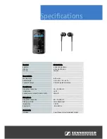 Preview for 2 page of Sennheiser MM MM 50 Nokia Specifications