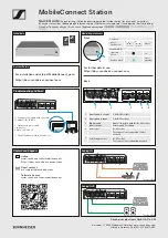 Sennheiser MobileConnect Quick Manual preview