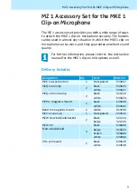 Предварительный просмотр 2 страницы Sennheiser MZ 1 Instruction Manual