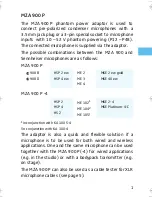 Preview for 3 page of Sennheiser MZA 900 P Instructions For Use Manual