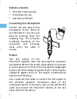 Предварительный просмотр 4 страницы Sennheiser MZA 900 P Instructions For Use Manual