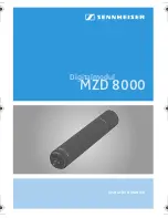 Preview for 1 page of Sennheiser MZD 8000 Instruction Manual