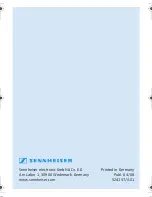 Preview for 14 page of Sennheiser MZD 8000 Instruction Manual