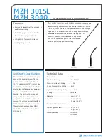 Sennheiser MZH 3040 Product Sheet preview