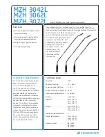 Sennheiser MZH 3042L Product Sheet preview