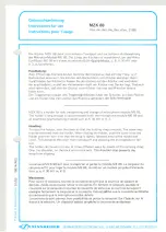 Preview for 1 page of Sennheiser MZK 88 Instructions For Use