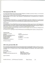 Sennheiser MZL 400 Technical Data preview