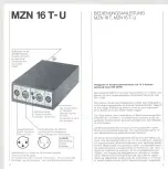 Preview for 4 page of Sennheiser MZN 16 T Manual