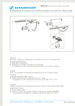 Sennheiser MZQ 30 Manual предпросмотр