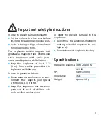 Preview for 2 page of Sennheiser OMX 680 SPORTS - 10-09 Instruction Manual