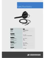 Предварительный просмотр 2 страницы Sennheiser PC 11 Instructions For Use